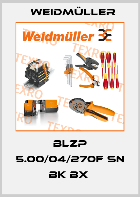 BLZP 5.00/04/270F SN BK BX  Weidmüller