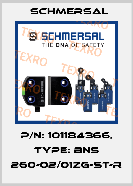 p/n: 101184366, Type: BNS 260-02/01ZG-ST-R Schmersal