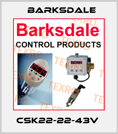 CSK22-22-43V  Barksdale