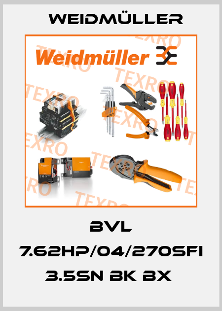 BVL 7.62HP/04/270SFI 3.5SN BK BX  Weidmüller