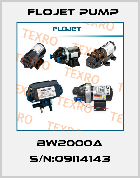 BW2000A S/N:09I14143 Flojet Pump