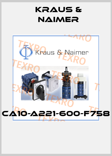 CA10-A221-600-F758  Kraus & Naimer