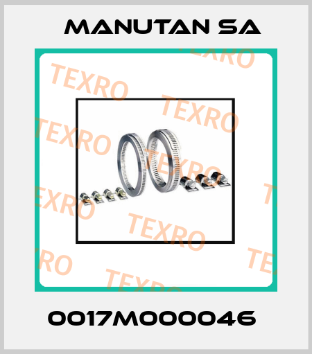 0017M000046  Manutan SA