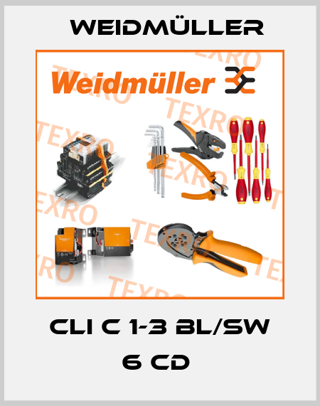 CLI C 1-3 BL/SW 6 CD  Weidmüller