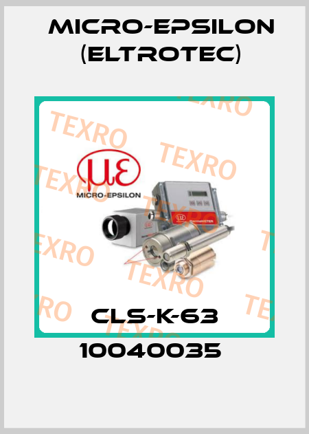 CLS-K-63 10040035  Micro-Epsilon (Eltrotec)