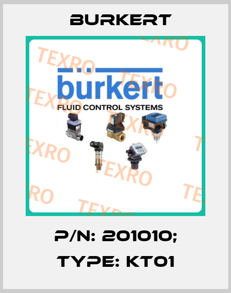 p/n: 201010; Type: KT01 Burkert