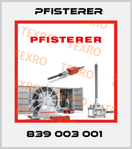 839 003 001  Pfisterer