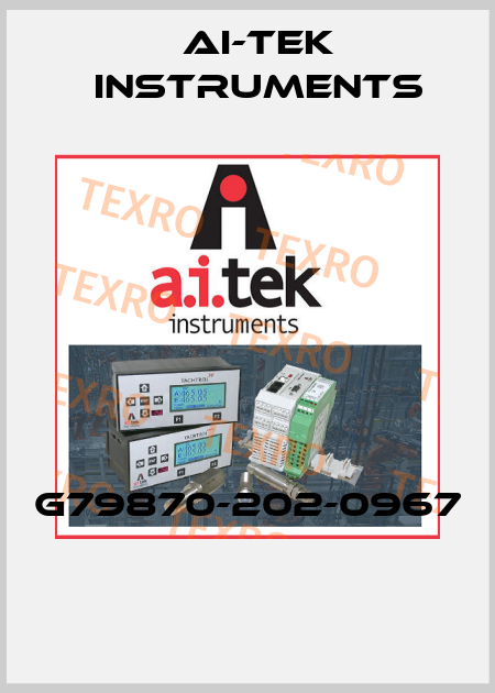 G79870-202-0967  AI-Tek Instruments