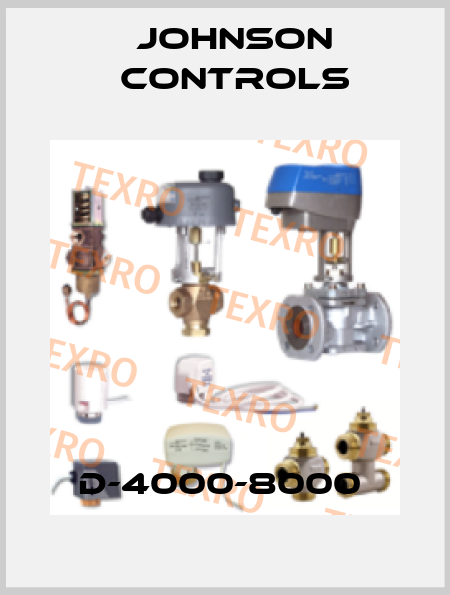 D-4000-8000  Johnson Controls