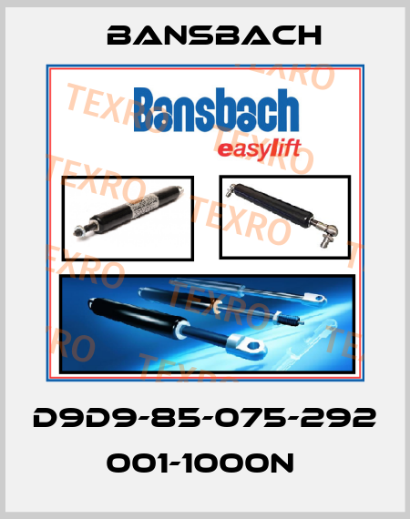 D9D9-85-075-292 001-1000N  Bansbach
