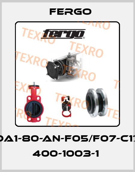 DA1-80-AN-F05/F07-C17 400-1003-1  Fergo