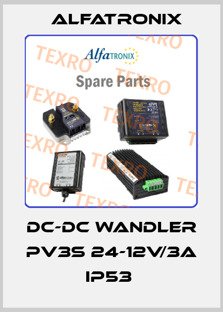 DC-DC WANDLER PV3S 24-12V/3A IP53  Alfatronix