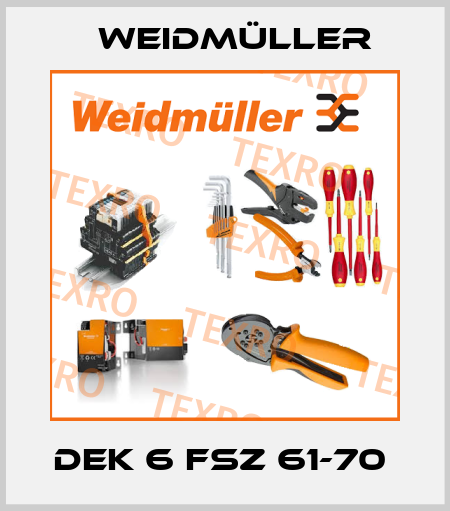 DEK 6 FSZ 61-70  Weidmüller