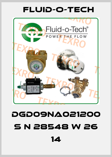 DGD09NA021200 S N 28548 W 26 14 Fluid-O-Tech