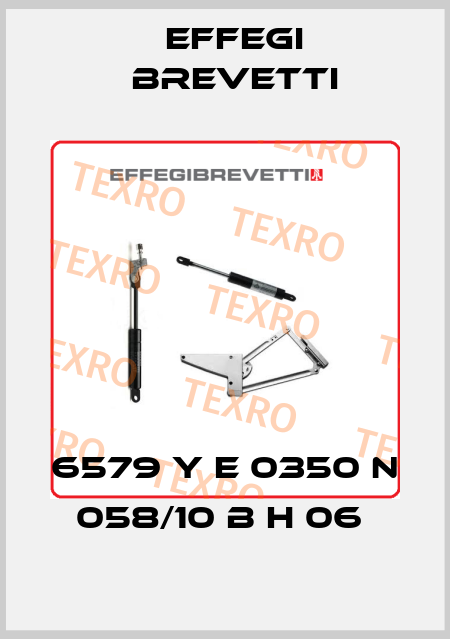 6579 Y E 0350 N 058/10 B H 06  Effegi Brevetti