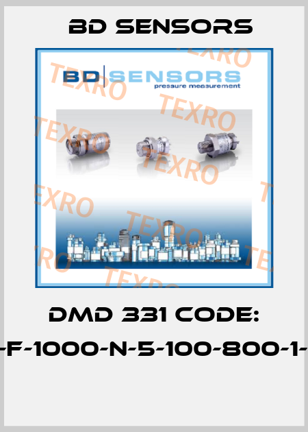 DMD 331 CODE: 730-F-1000-N-5-100-800-1-000  Bd Sensors