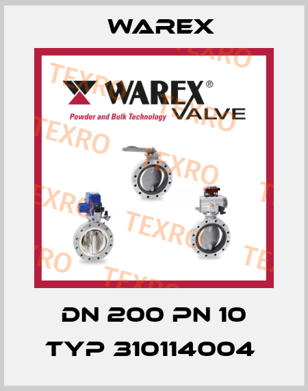 DN 200 PN 10 TYP 310114004  Warex