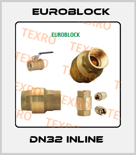 DN32 INLINE  Euroblock