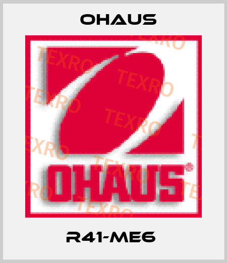 R41-ME6  Ohaus