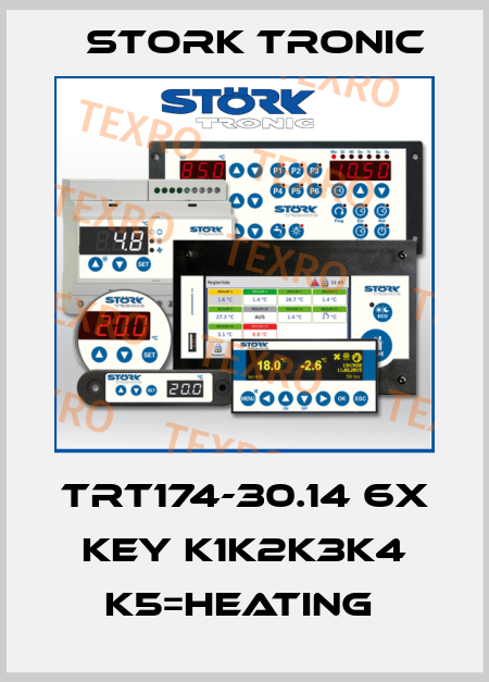 TRT174-30.14 6x key K1K2K3K4 K5=heating  Stork tronic