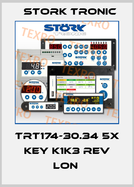 TRT174-30.34 5x key K1K3 rev LON  Stork tronic