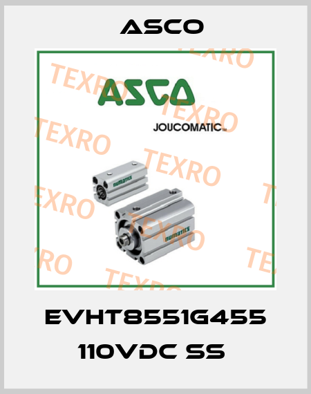 EVHT8551G455 110VDC SS  Asco