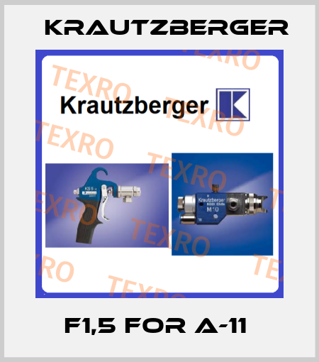 F1,5 FOR A-11  Krautzberger
