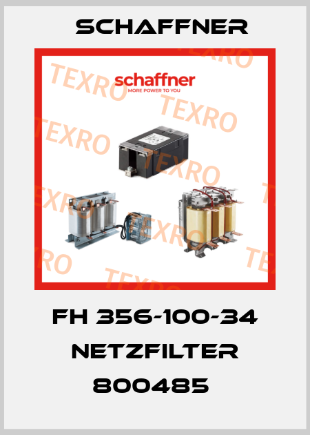 FH 356-100-34 NETZFILTER 800485  Schaffner