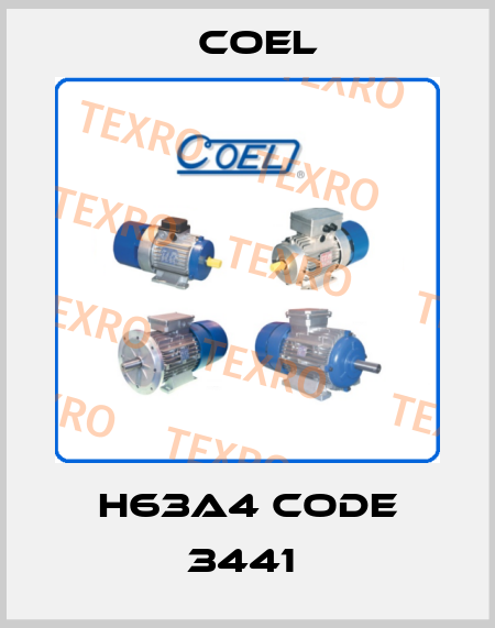 H63A4 CODE 3441  Coel