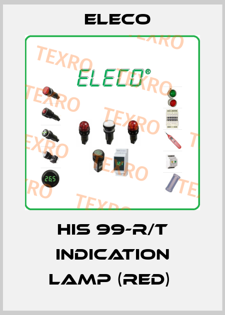 HIS 99-R/T INDICATION LAMP (RED)  Eleco