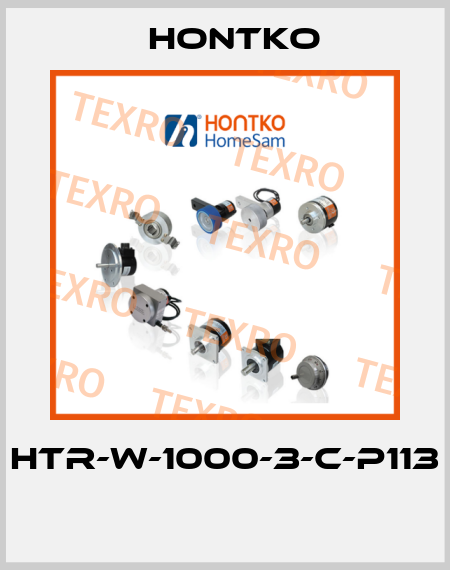 HTR-W-1000-3-C-P113  Hontko