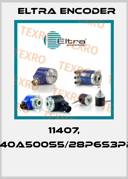 11407, EL40A500S5/28P6S3PR5  Eltra Encoder