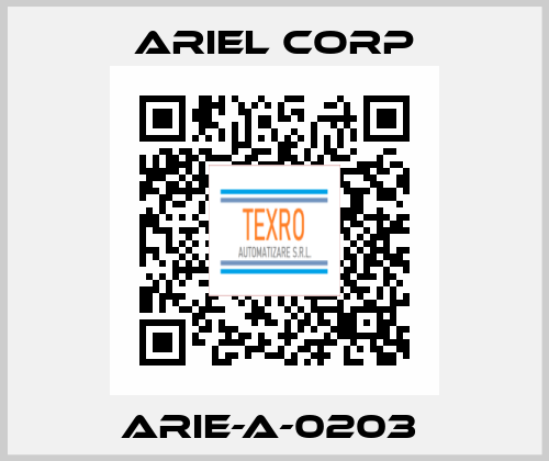 ARIE-A-0203  Ariel Corp