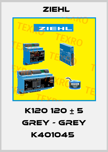 K120 120 ± 5 GREY - GREY K401045  Ziehl