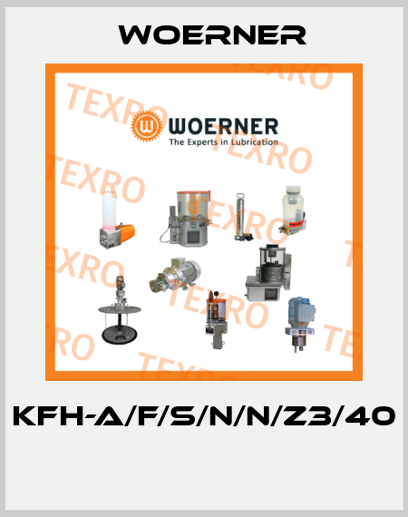 KFH-A/F/S/N/N/Z3/40  Woerner