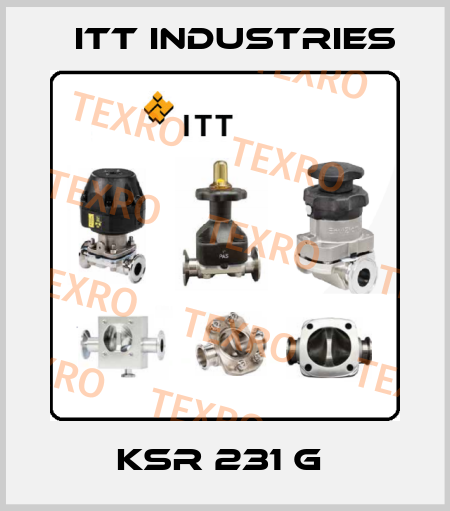 KSR 231 G  Itt Industries
