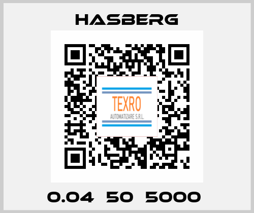 0.04х50х5000  Hasberg