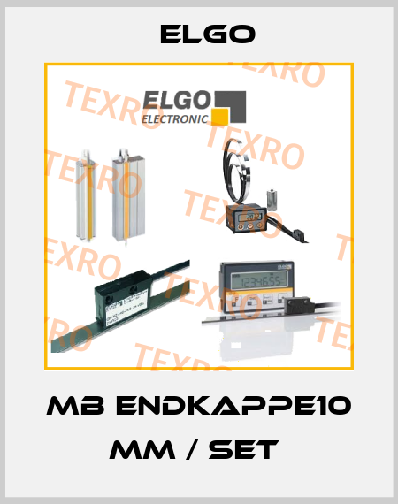 MB Endkappe10 mm / SET  Elgo