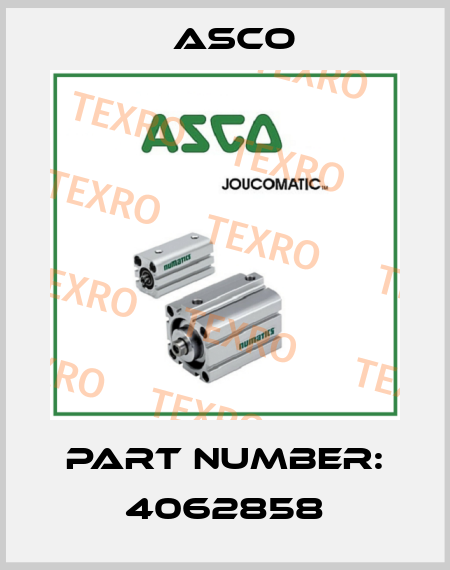 Part number: 4062858 Asco