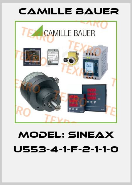 Model: SINEAX U553-4-1-F-2-1-1-0  Camille Bauer
