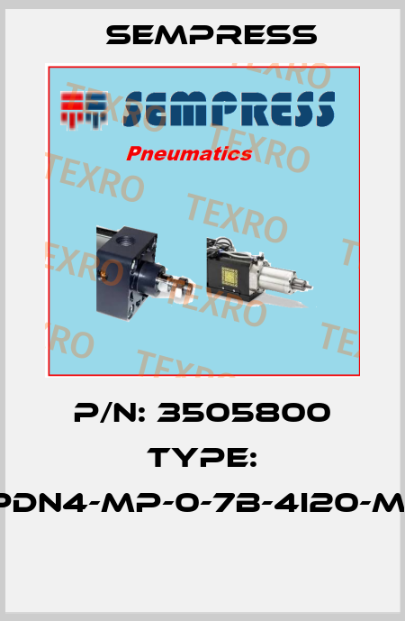 P/N: 3505800 Type: EPDN4-MP-0-7B-4I20-M12  Sempress