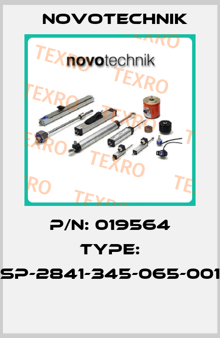 P/N: 019564 Type: SP-2841-345-065-001  Novotechnik