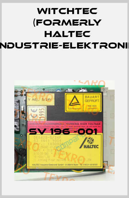 SV 196 -001  Witchtec (formerly HALTEC Industrie-Elektronik)