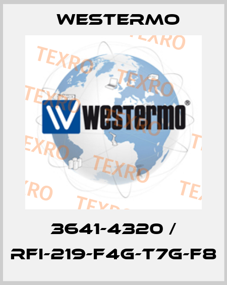 3641-4320 / RFI-219-F4G-T7G-F8 Westermo
