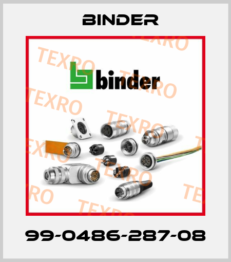 99-0486-287-08 Binder