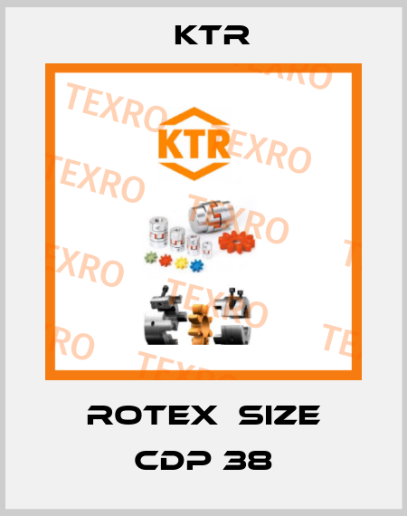 Rotex  Size CDP 38 KTR