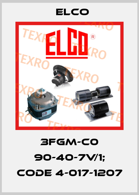 3FGM-C0 90-40-7V/1; code 4-017-1207 Elco