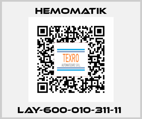 LAY-600-010-311-11  Hemomatik