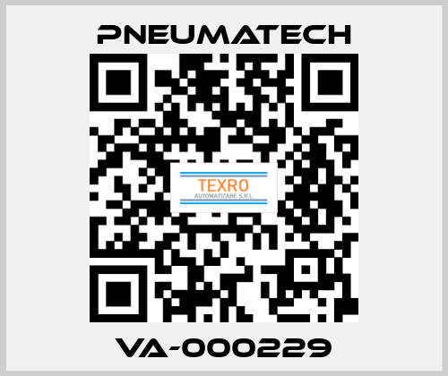 VA-000229 Pneumatech