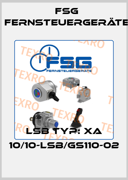 LSB TYP: XA 10/10-LSB/GS110-02 FSG Fernsteuergeräte
